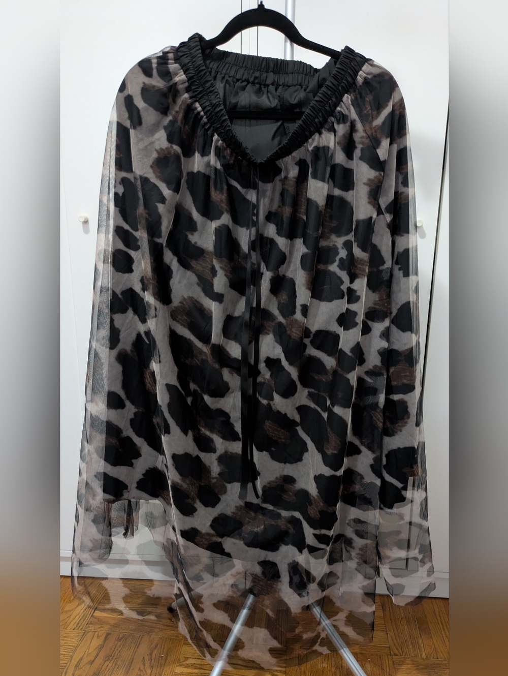 Sheer Leopard Skirt (New With Tag)
